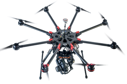 Octocopter drone