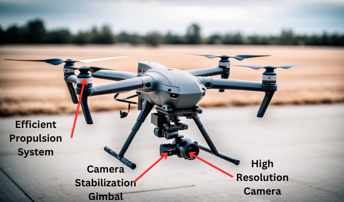 Characteristics of an Aerial Photography Drone